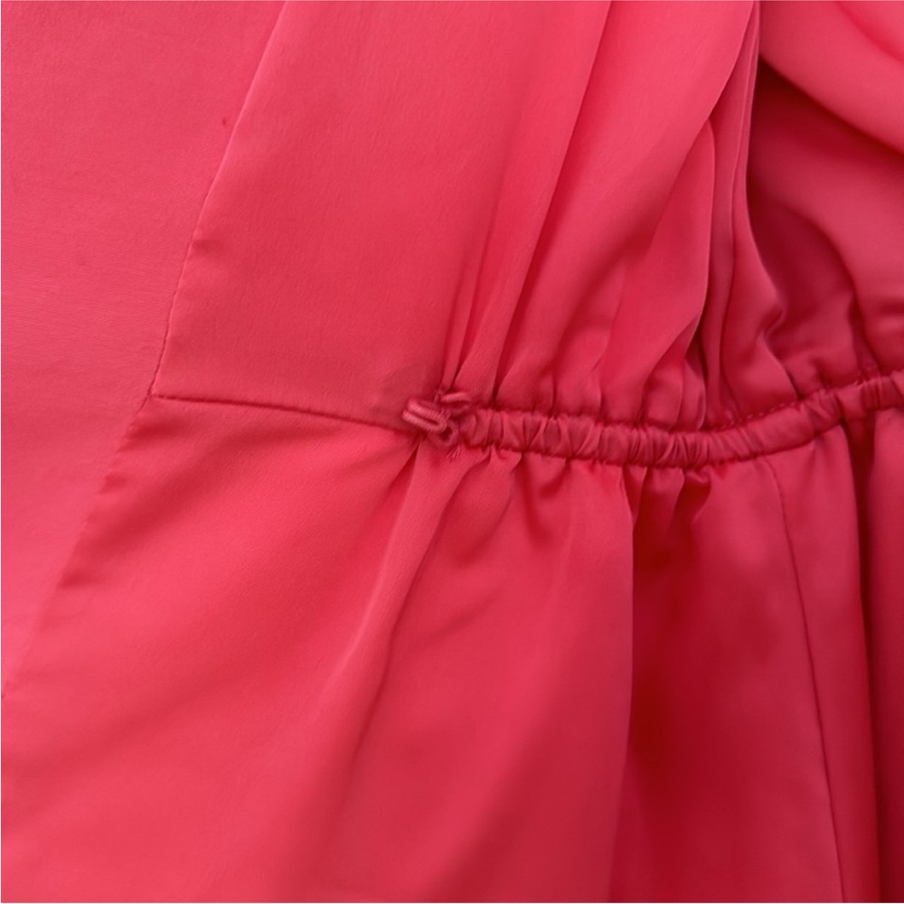 Alice + Olivia Bright Pink Double Breasted Blazer with Elastic Waist size XS - Picture 4 of 4